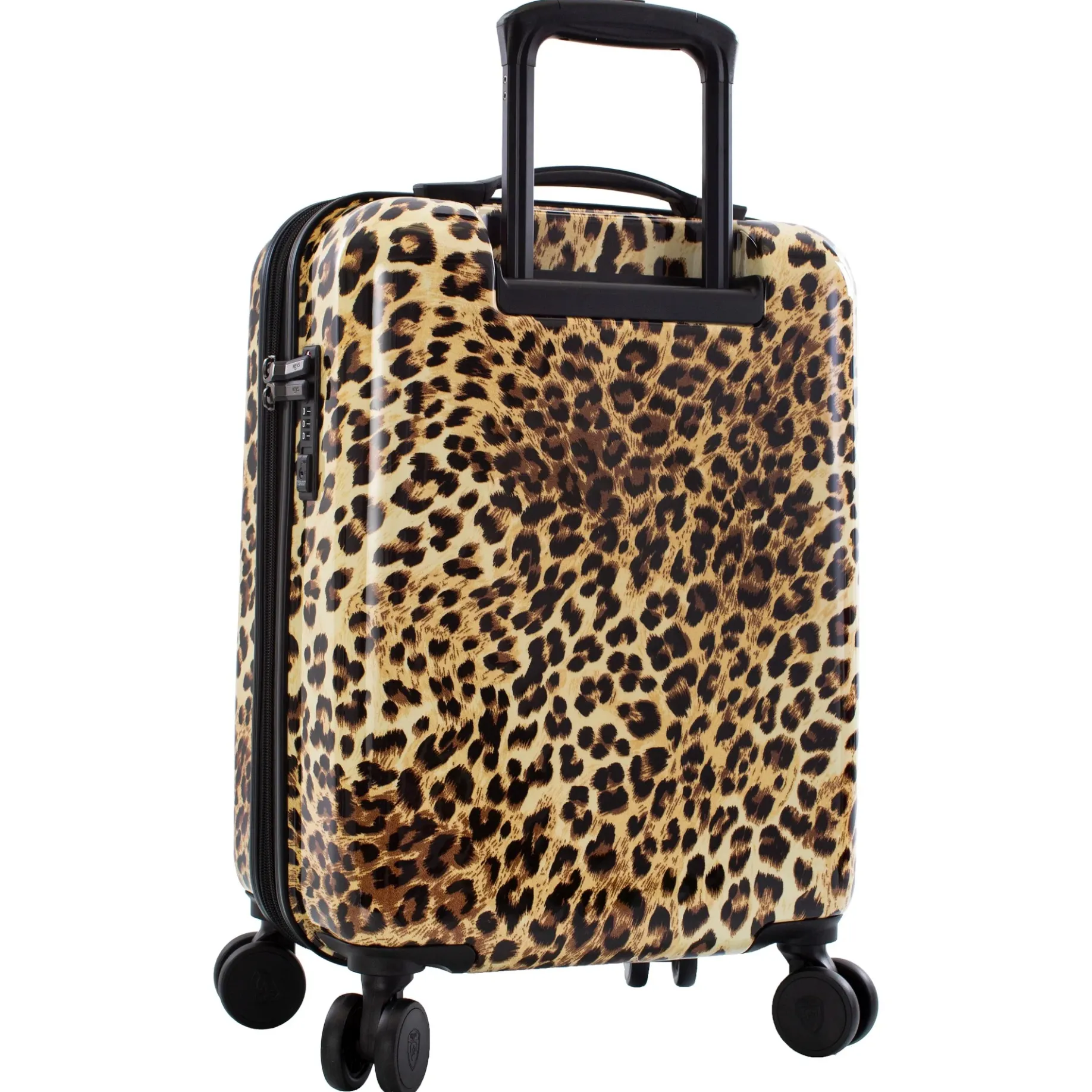 Brown Leopard - 4-Rollen-Kabinentrolley S 53 cm erw. (brown leopard)