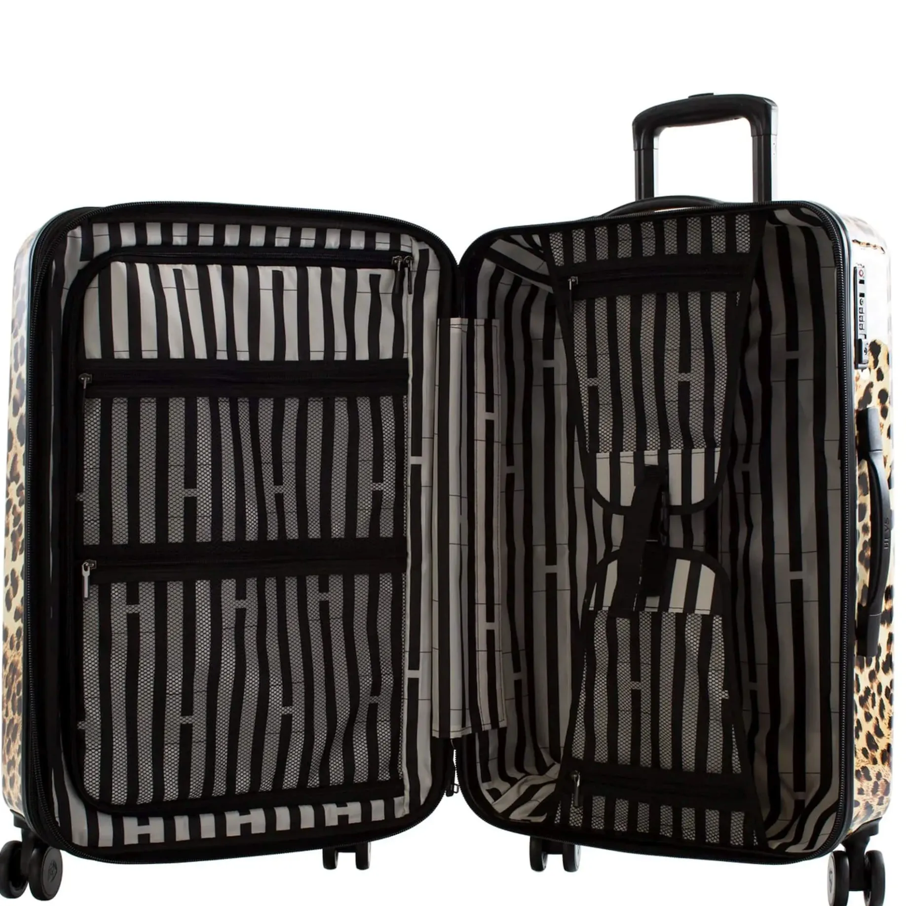 Brown Leopard - 4-Rollen-Trolley M 66 cm erw. (brown leopard)