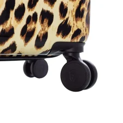 Brown Leopard - 4-Rollen-Trolley M 66 cm erw. (brown leopard)