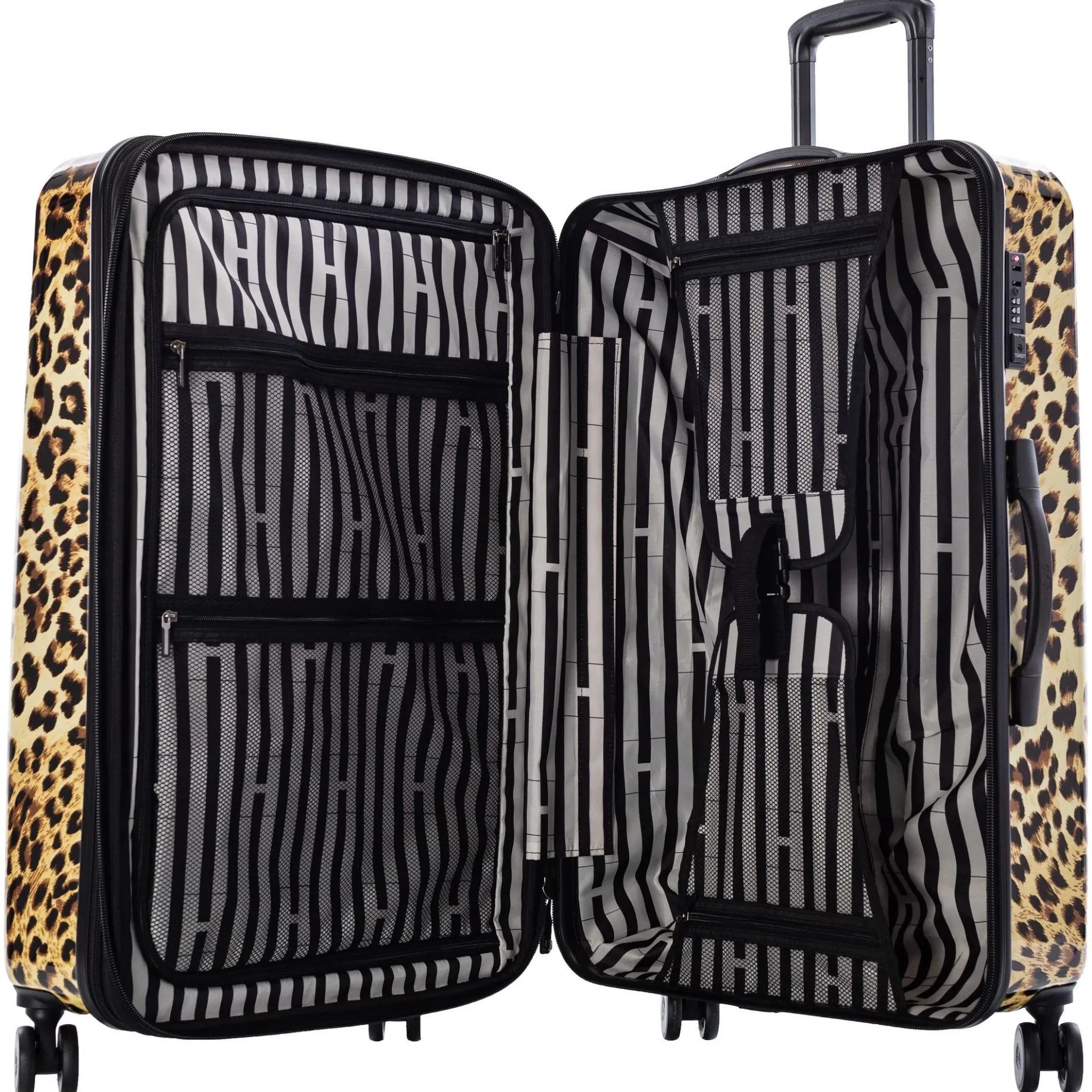 Brown Leopard - 4-Rollen-Trolley L 76 cm erw. (brown leopard)