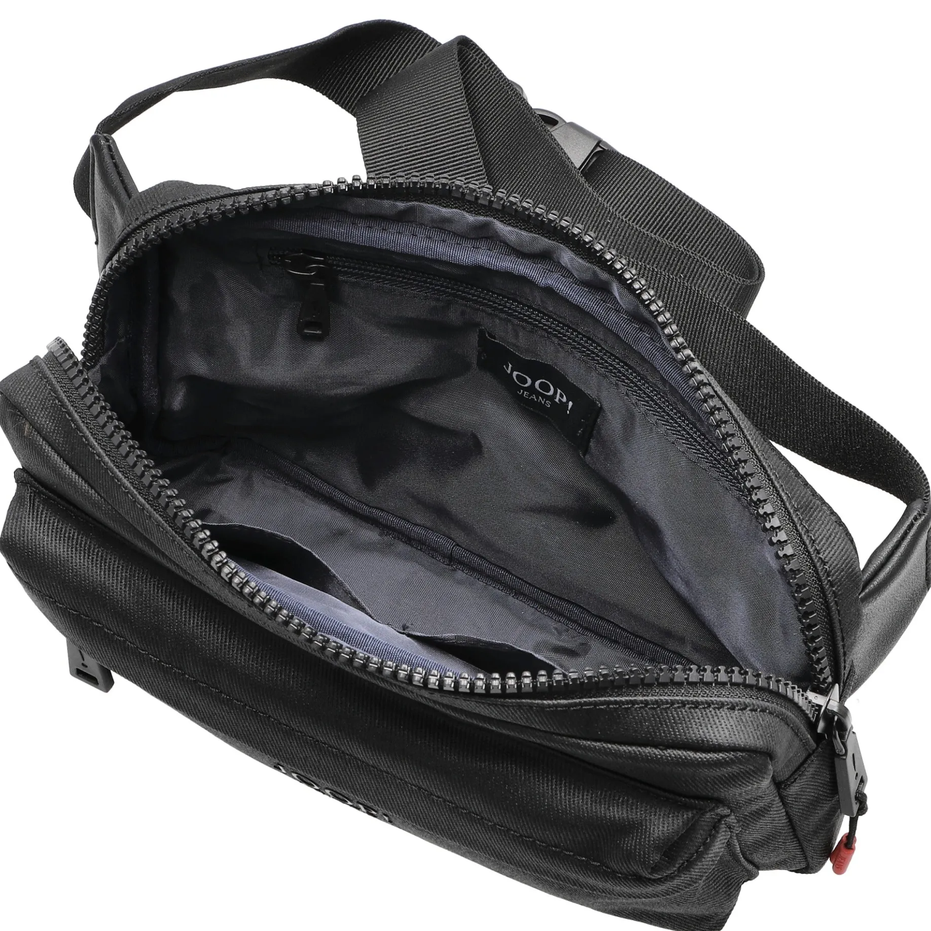 Buccino Lino - Gürteltasche 26 cm (schwarz)