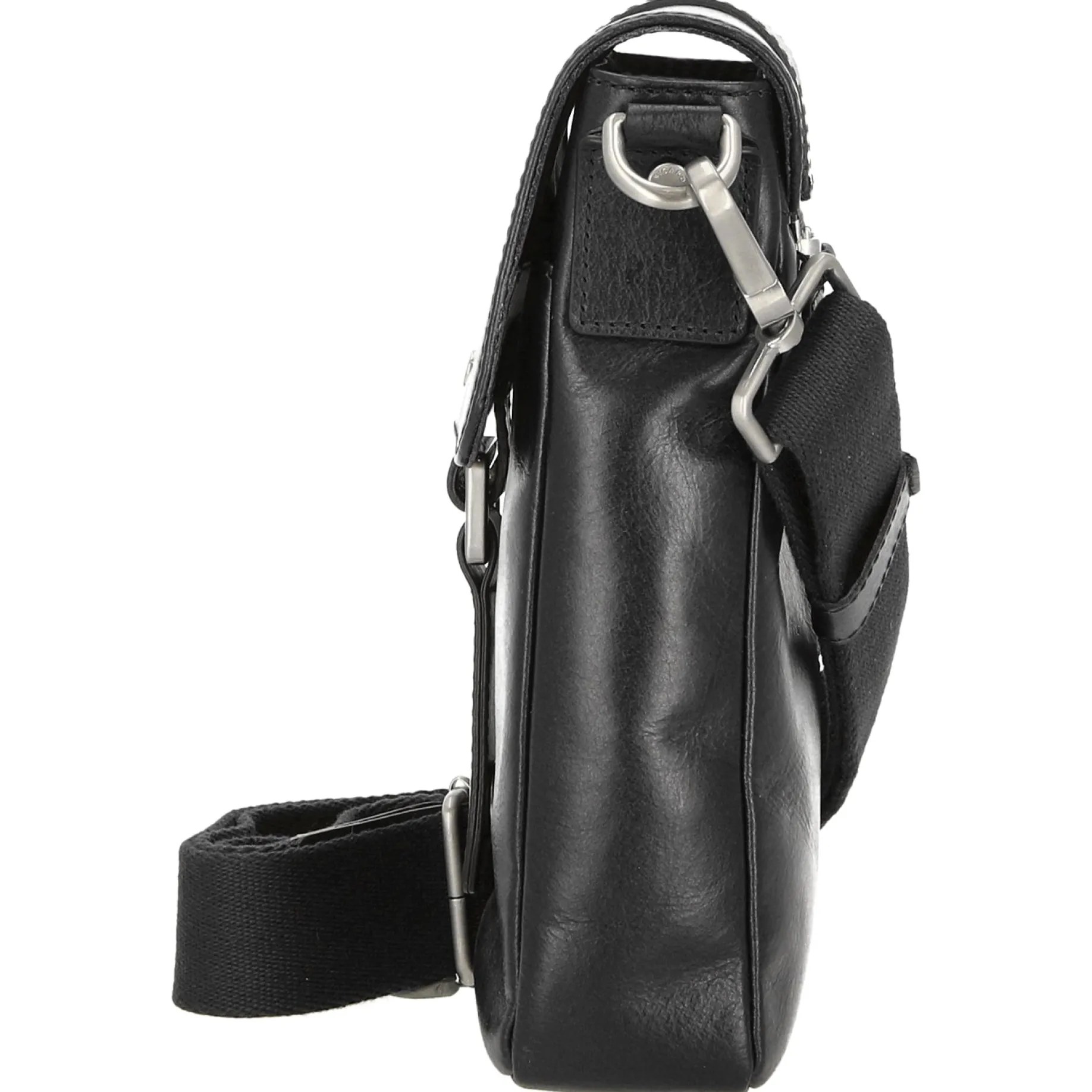 Buddy - Schultertasche S 23 cm Büffelleder (schwarz)