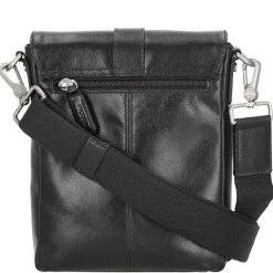 Buddy - Schultertasche S 23 cm Büffelleder (schwarz)