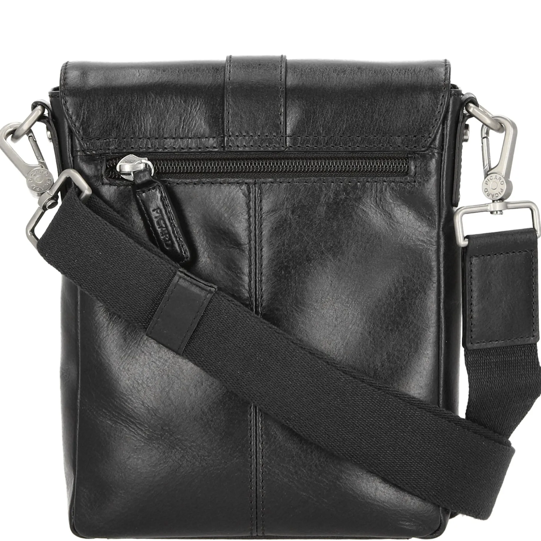 Buddy - Schultertasche S 23 cm Büffelleder (schwarz)