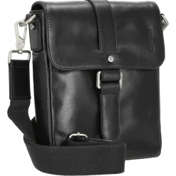 Buddy - Schultertasche S 23 cm Büffelleder (schwarz)