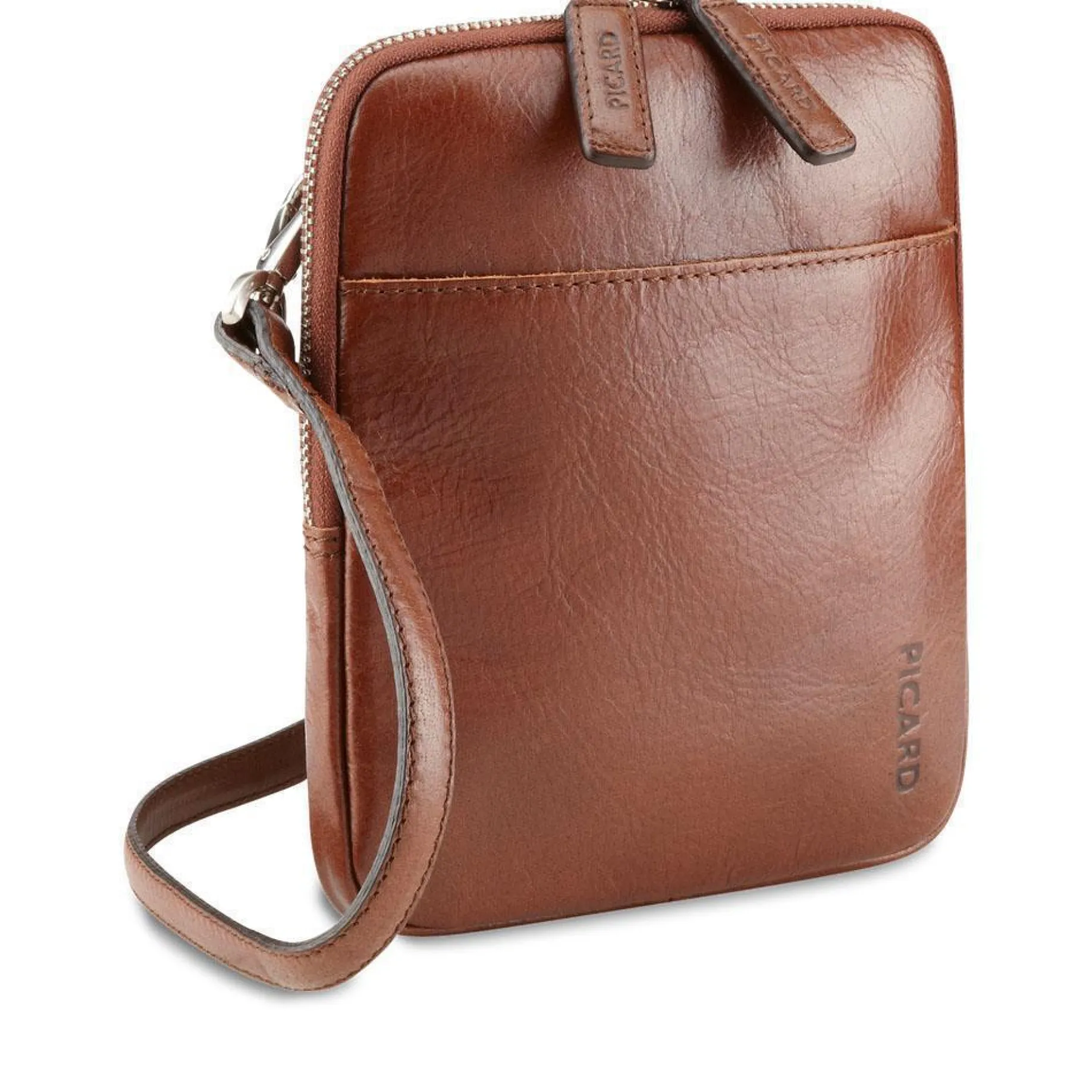 Buddy - Schultertasche XS 16 cm Büffelleder (cognac)