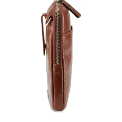 Buddy - Schultertasche XS 16 cm Büffelleder (cognac)