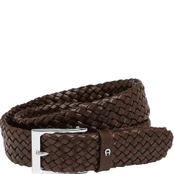 Business Belt - Gürtel 35 mm Flechtgürtel Leder (ebony, 110)