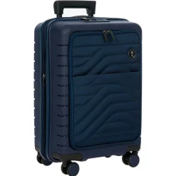 BY Ulisse - 4-Rollen-Kabinentrolley mit Vortasche 55 cm erw. USB (oceano)