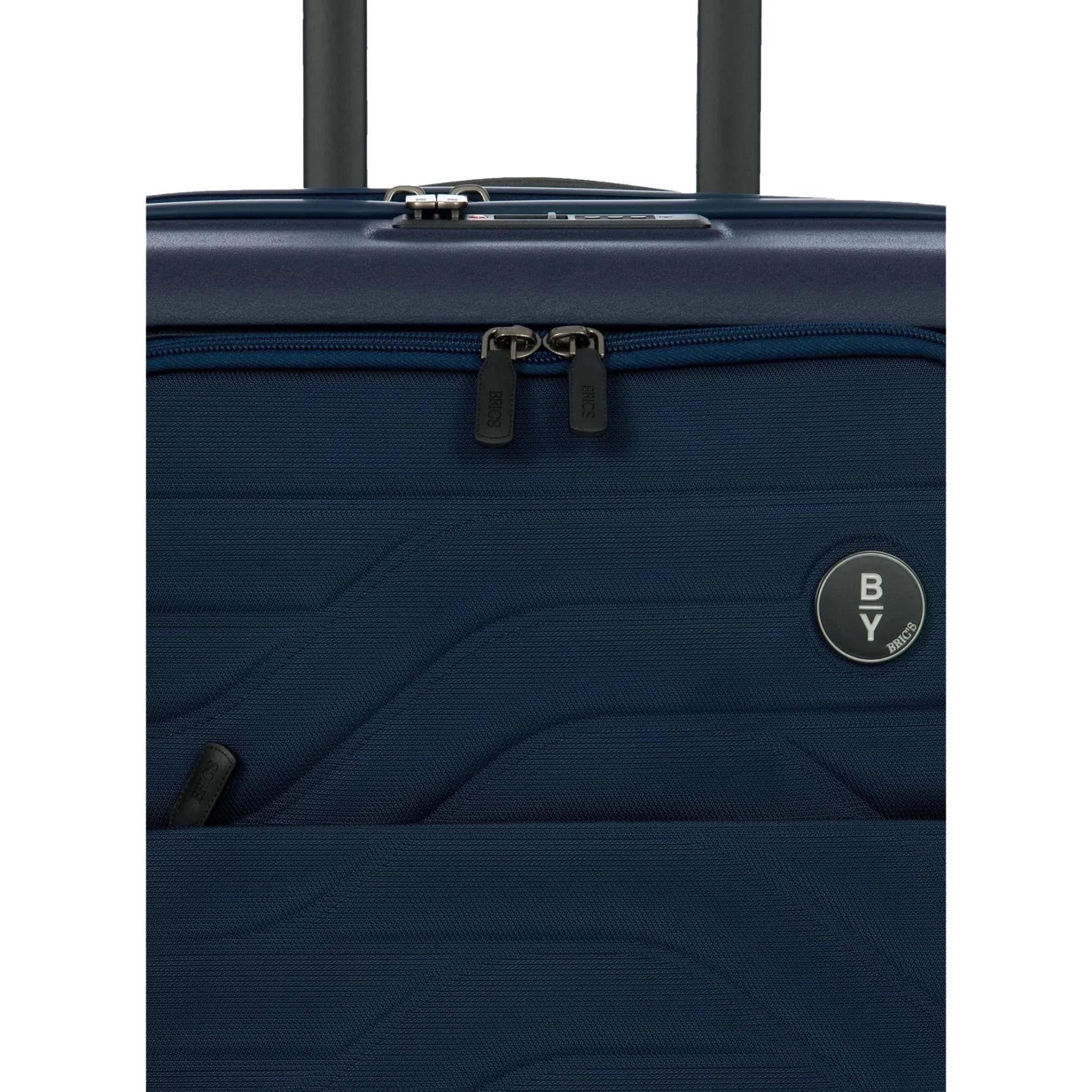 BY Ulisse - 4-Rollen-Kabinentrolley mit Vortasche 55 cm erw. USB (oceano)