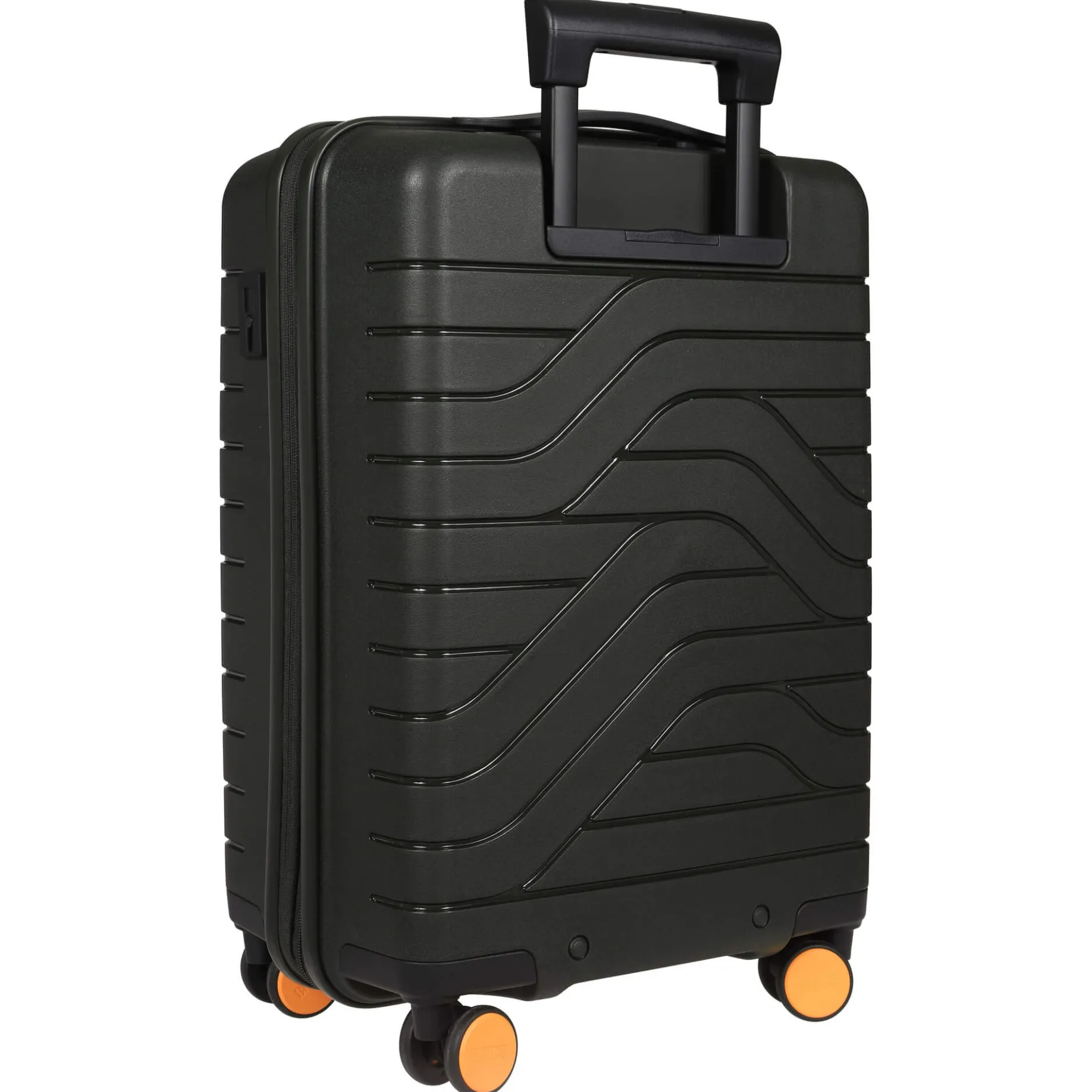 BY Ulisse - 4-Rollen-Kabinentrolley mit Vortasche 55 cm erw. USB (olive)