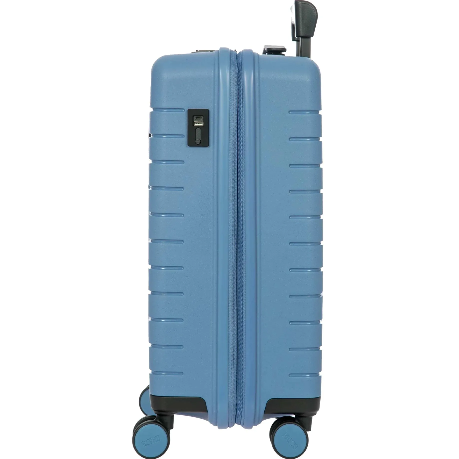 BY Ulisse - 4-Rollen-Kabinentrolley 55 cm erw. (grey blue)