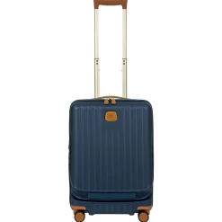 Capri - 4-Rollen-Kabinentrolley mit Vortasche 55 cm (blue)