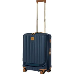 Capri - 4-Rollen-Kabinentrolley mit Vortasche 55 cm (blue)