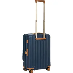 Capri - 4-Rollen-Kabinentrolley mit Vortasche 55 cm (blue)