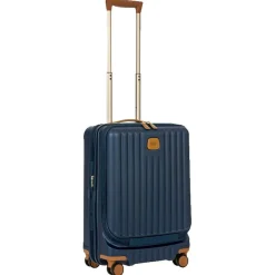 Capri - 4-Rollen-Kabinentrolley mit Vortasche 55 cm (blue)