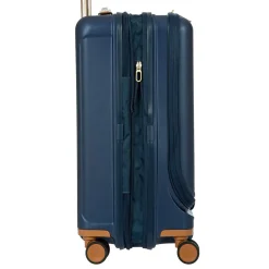 Capri - 4-Rollen-Kabinentrolley mit Vortasche 55 cm (blue)