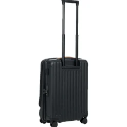 Capri - 4-Rollen-Kabinentrolley mit Vortasche 55 cm (black)