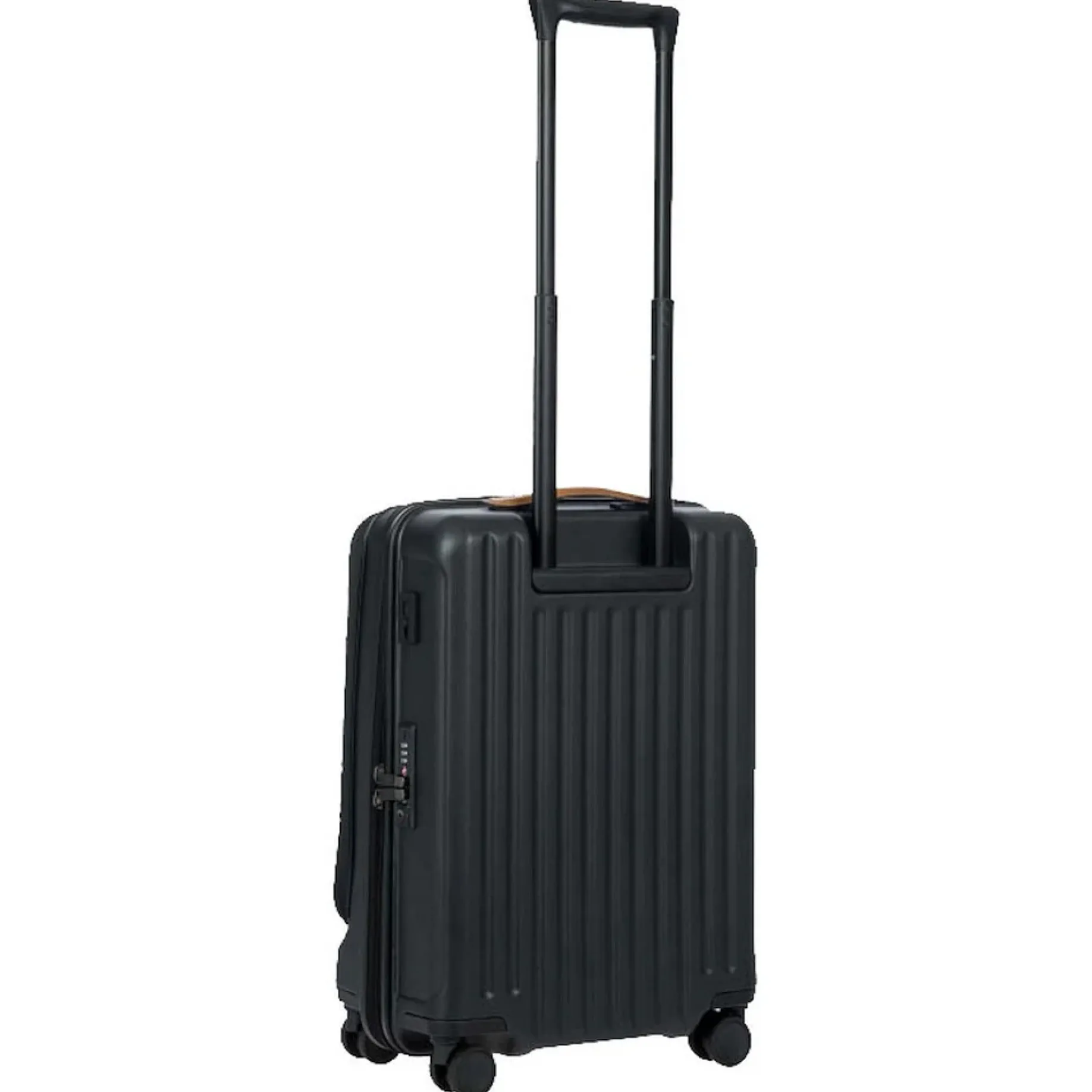 Capri - 4-Rollen-Kabinentrolley mit Vortasche 55 cm (black)