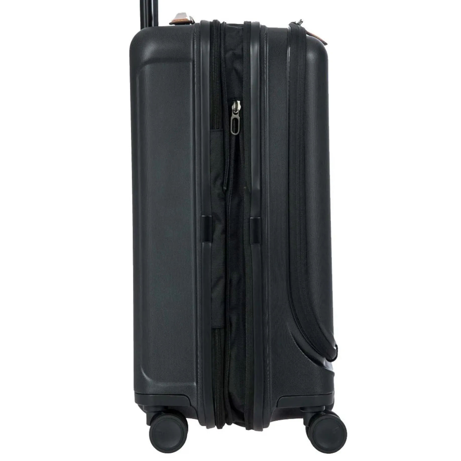 Capri - 4-Rollen-Kabinentrolley mit Vortasche 55 cm (black)