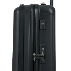 Capri - 4-Rollen-Kabinentrolley mit Vortasche 55 cm (black)