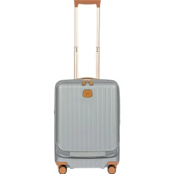 Capri - 4-Rollen-Kabinentrolley mit Vortasche 55 cm (silver)