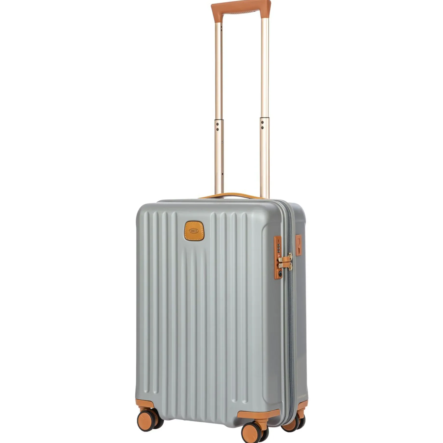 Capri - 4-Rollen-Trolley mit USB-Anschluss 55 cm (silver)