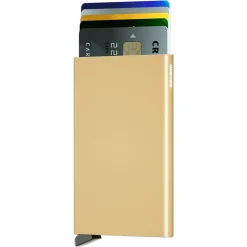 Cardprotector - Kreditkartenetui 6 cm RFID (gold)