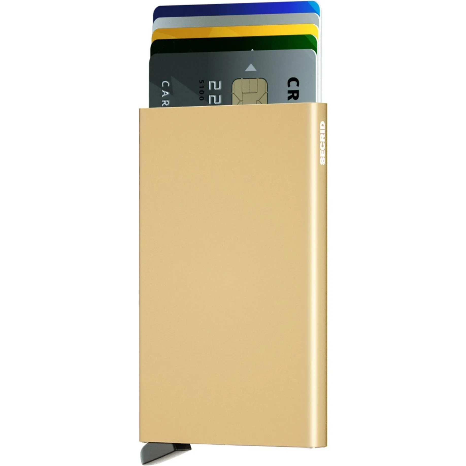 Cardprotector - Kreditkartenetui 6 cm RFID (gold)