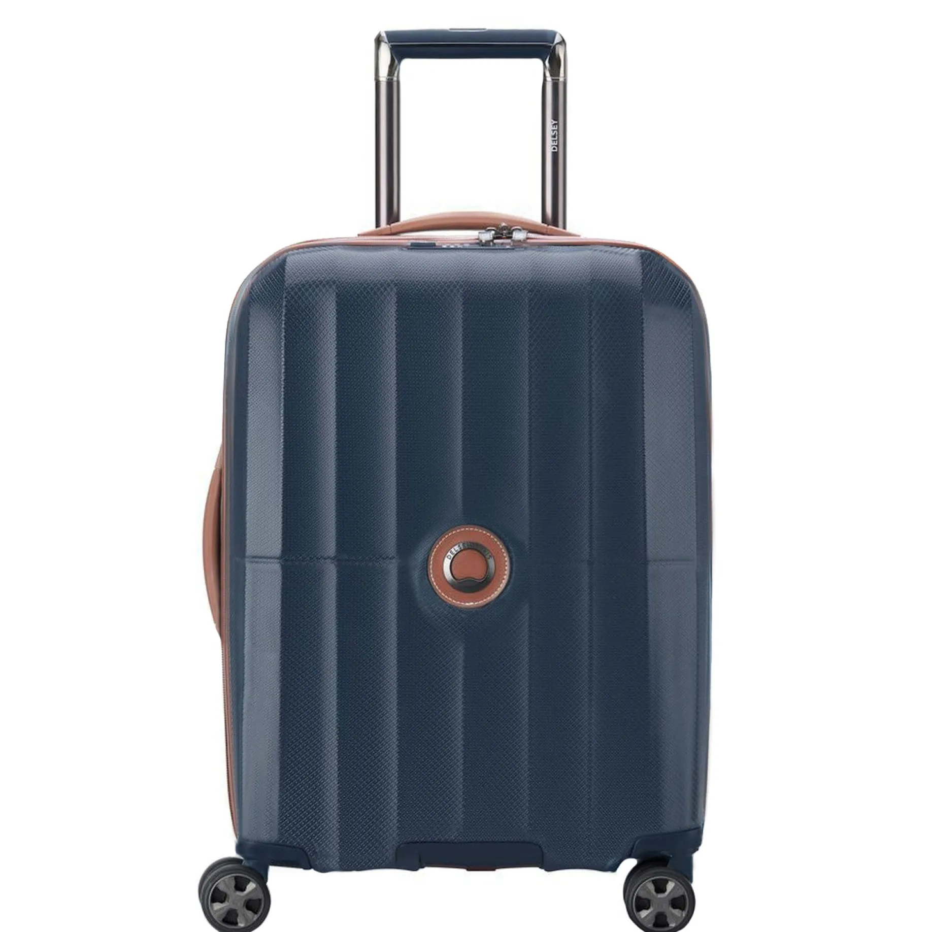 Carrousel - 4-Rollen-Kabinentrolley Slim line 55 cm (marineblau)