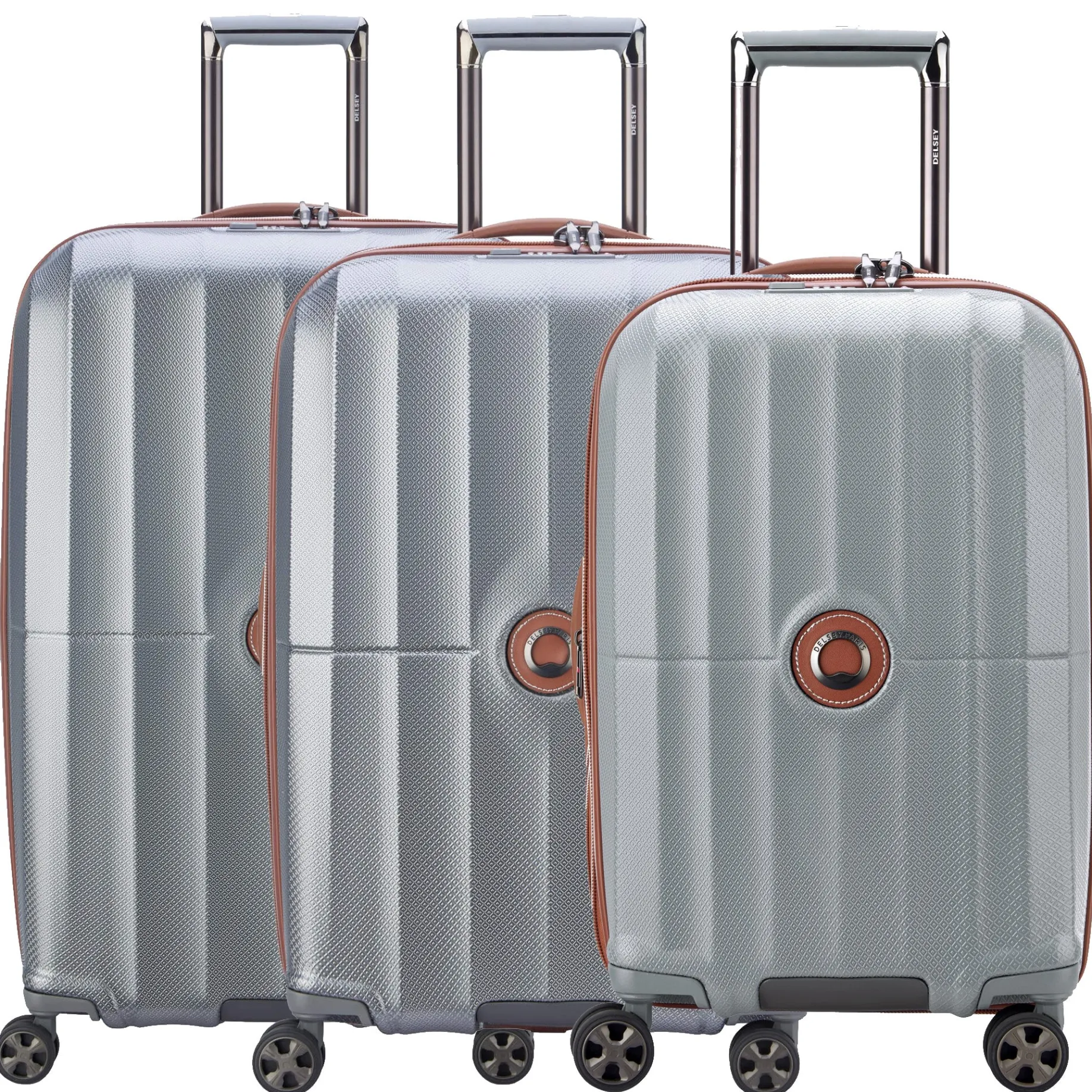 Carrousel - 4-Rollen-Trolley Set 3tlg. (platin)