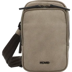 Casual - Umhängetasche 19 cm Rindleder (taupe)