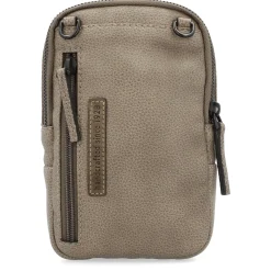 Casual - Umhängetasche 19 cm Rindleder (taupe)