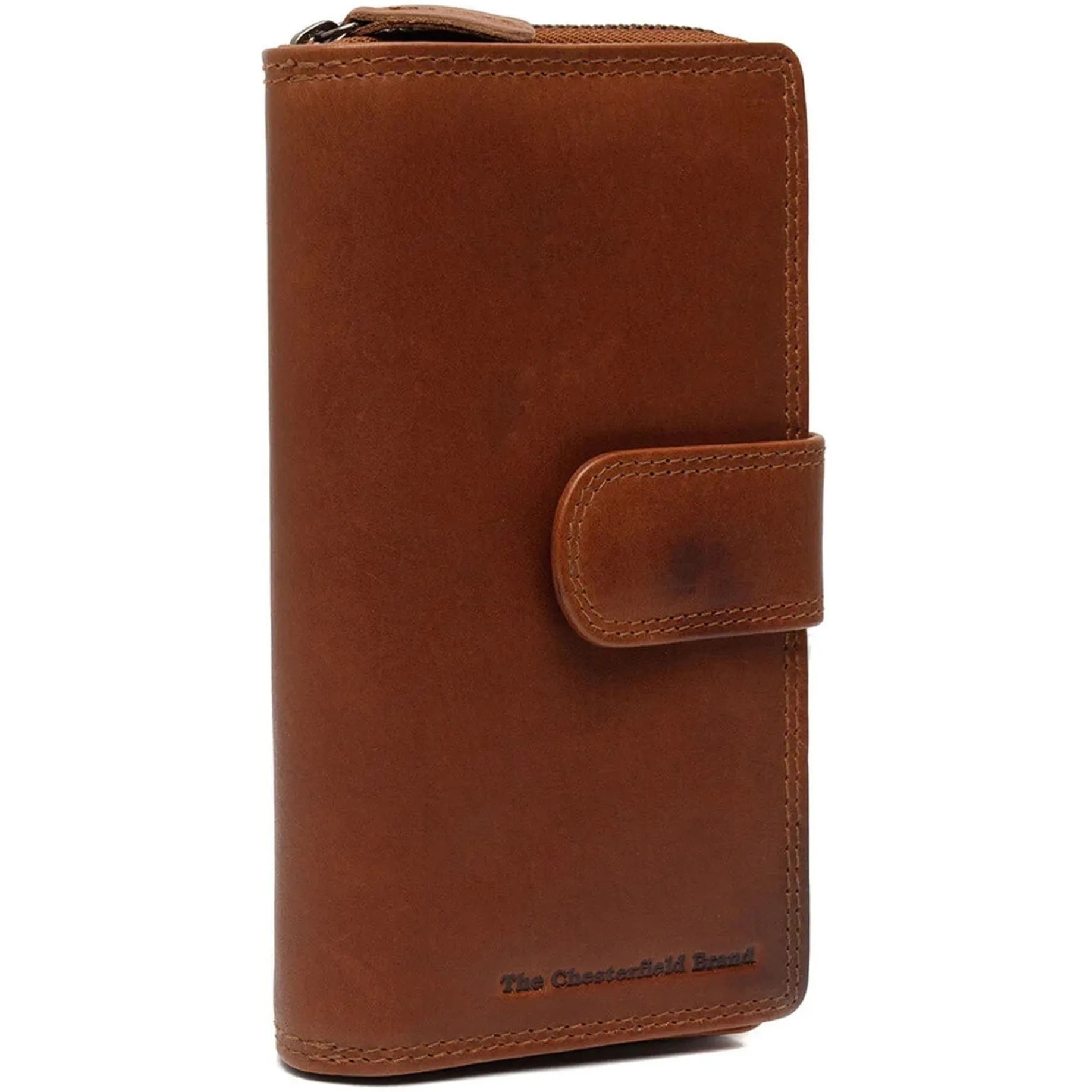 Charlotte - Geldbörse 16cc 16 cm RFID (cognac)