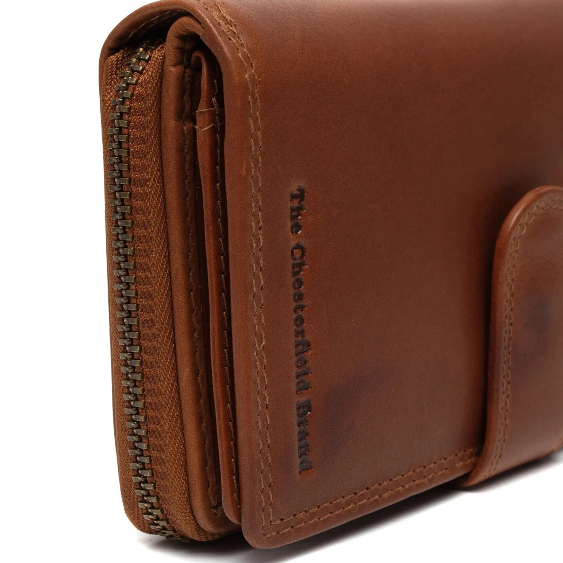 Charlotte - Geldbörse 16cc 16 cm RFID (cognac)