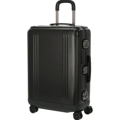 Check In - 4-Rollen-Trolley M 66 cm (black)
