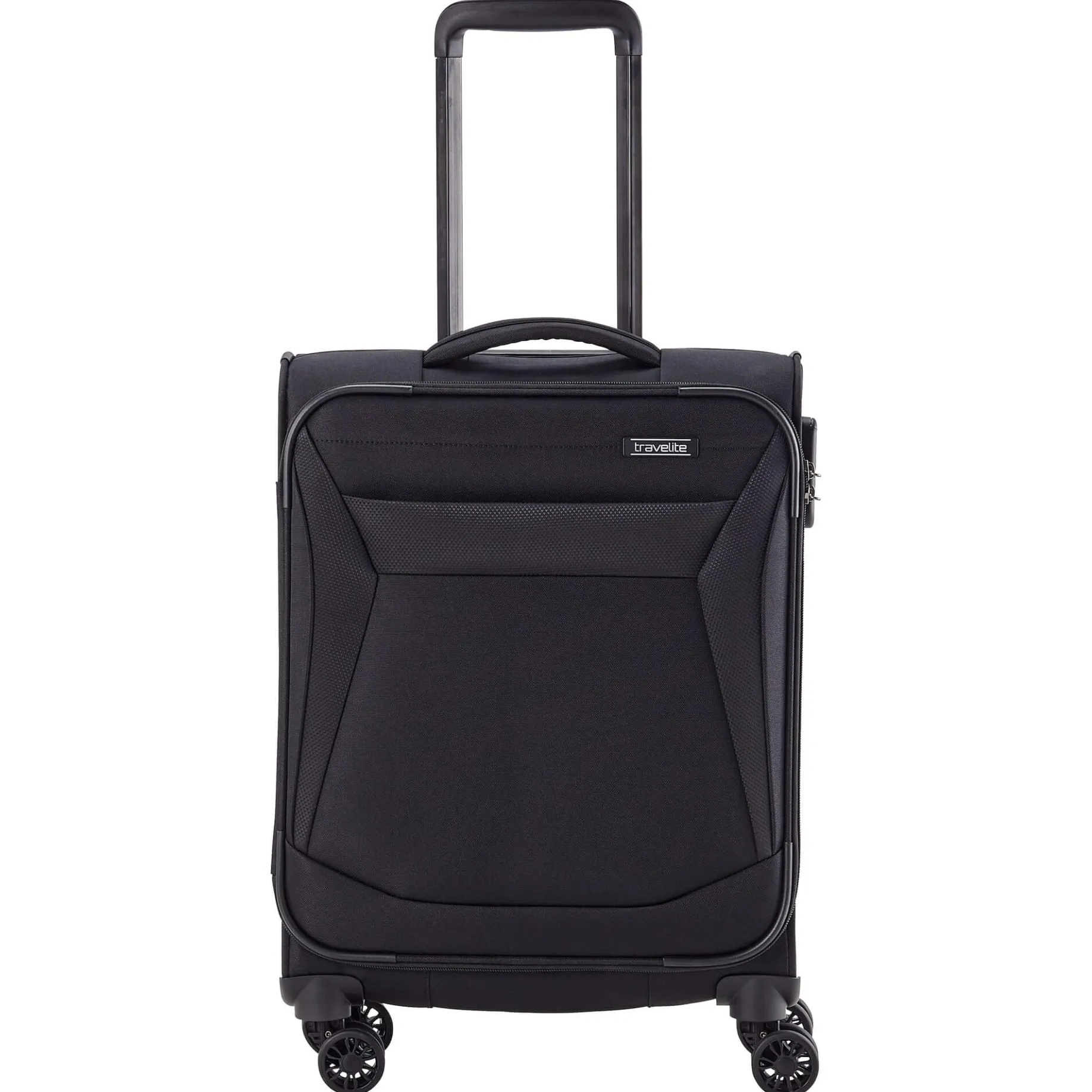 Chios - 4-Rollen-Kabinentrolley S 55 cm (schwarz)