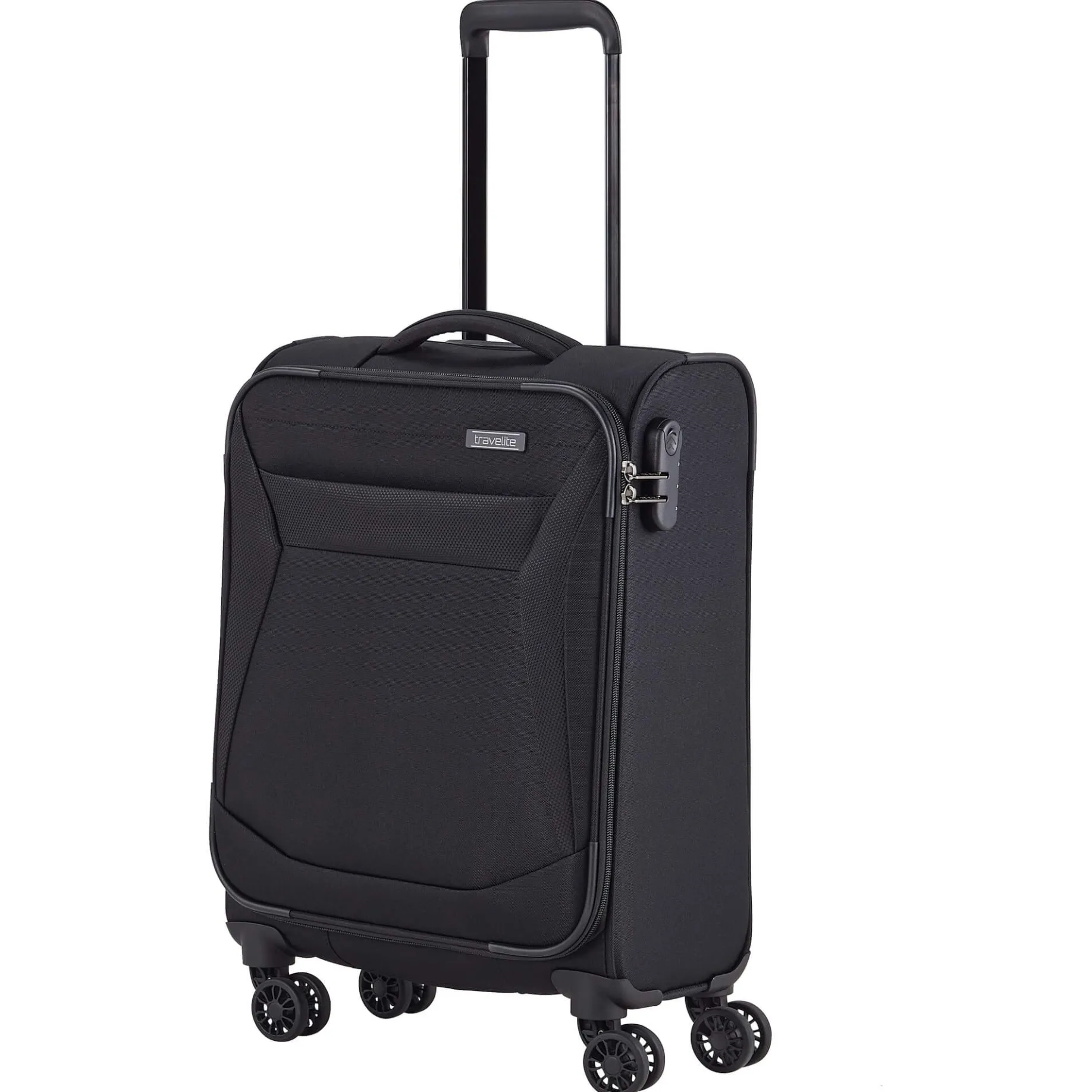 Chios - 4-Rollen-Kabinentrolley S 55 cm (schwarz)