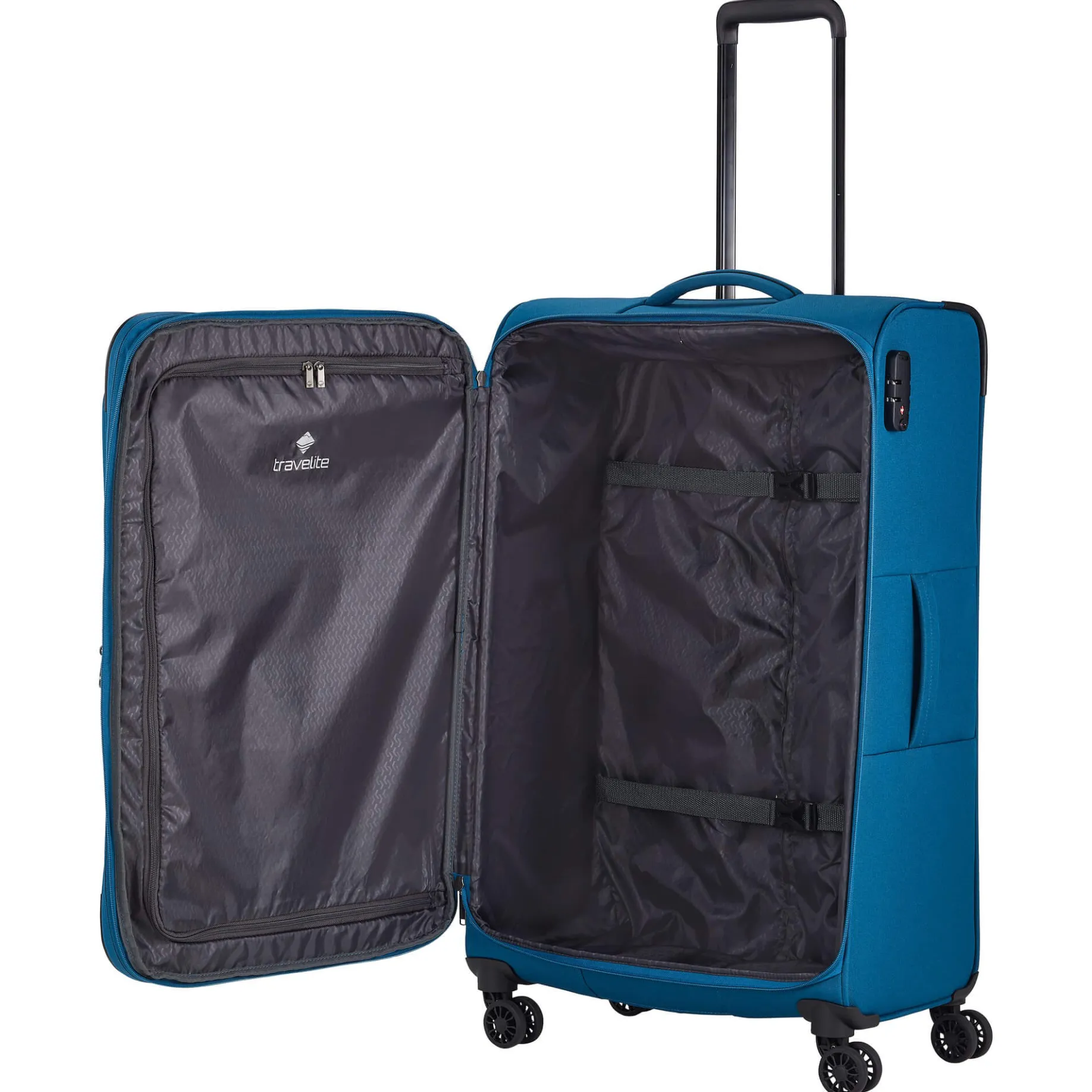 Chios - 4-Rollen-Trolley L 78 cm erw. (petrol)