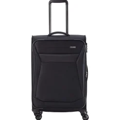 Chios - 4-Rollen-Trolley M 67 cm erw. (schwarz)