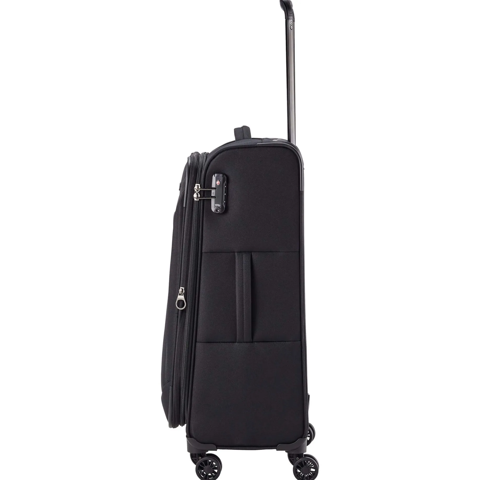 Chios - 4-Rollen-Trolley M 67 cm erw. (schwarz)