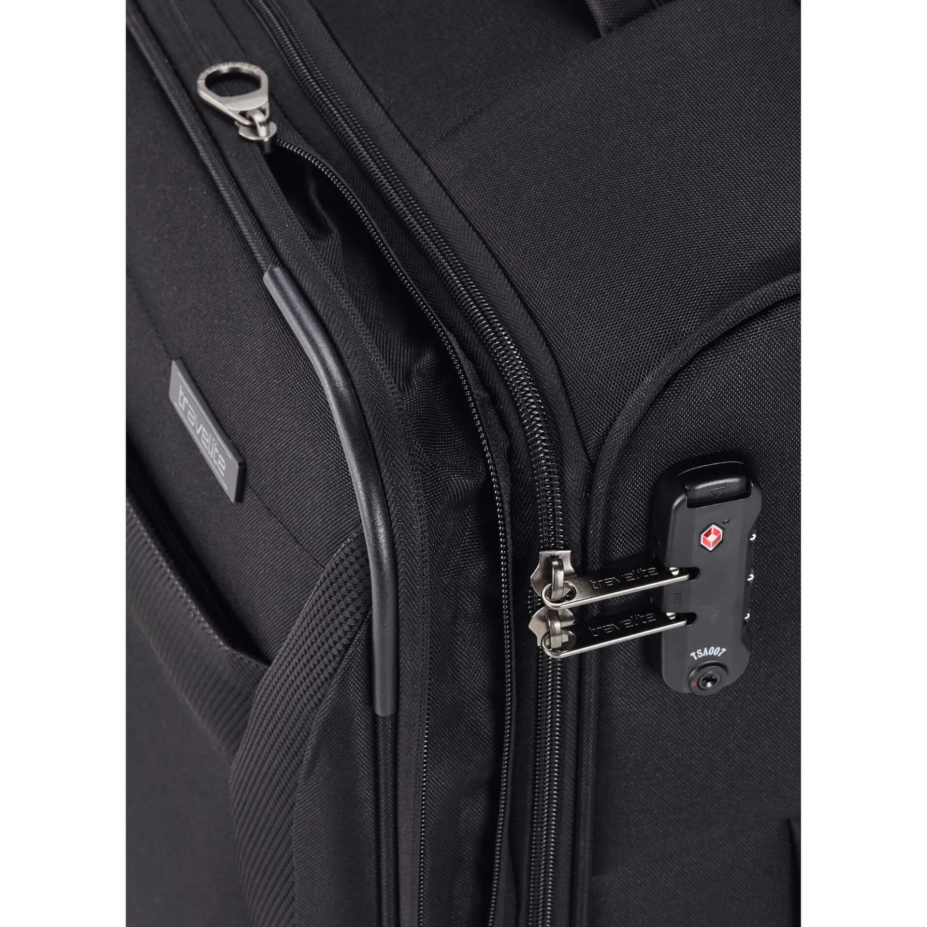 Chios - 4-Rollen-Trolley M 67 cm erw. (schwarz)