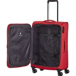 Chios - 4-Rollen-Trolley M 67 cm erw. (rot)