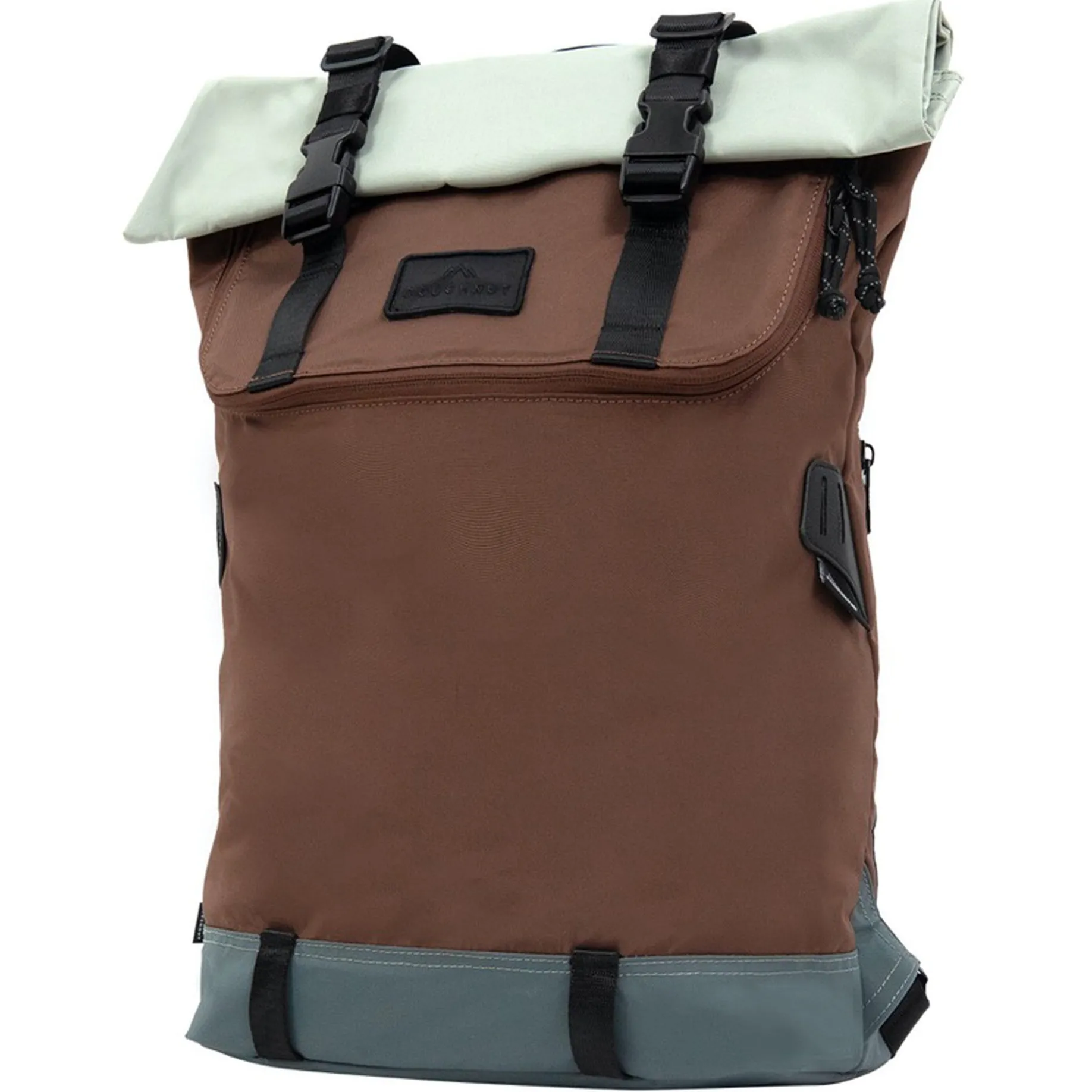 Christopher Go Wild 18 - Rolltop Rucksack 45 cm (grey x brown)