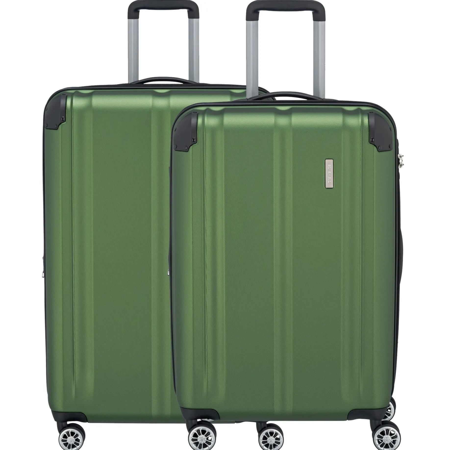 City - 4-Rollen Trolley Set 2tlg. (grün)