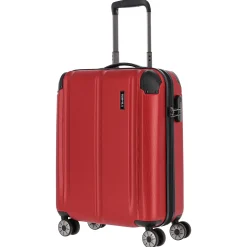 City - 4-Rollen-Kabinentrolley S 55 cm (rot)