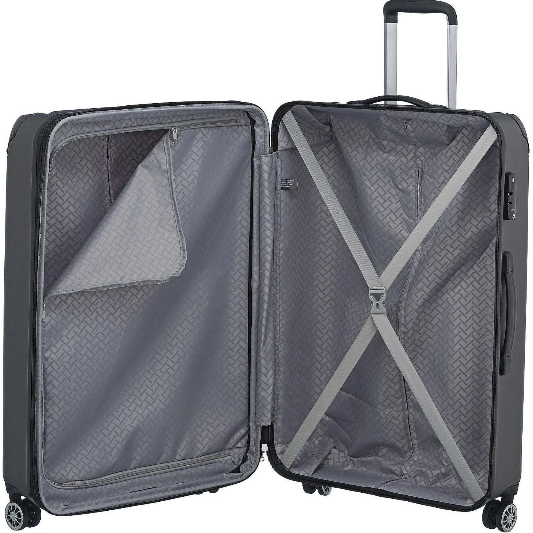 City - 4-Rollen-Trolley erw. L 77 cm (anthrazit)