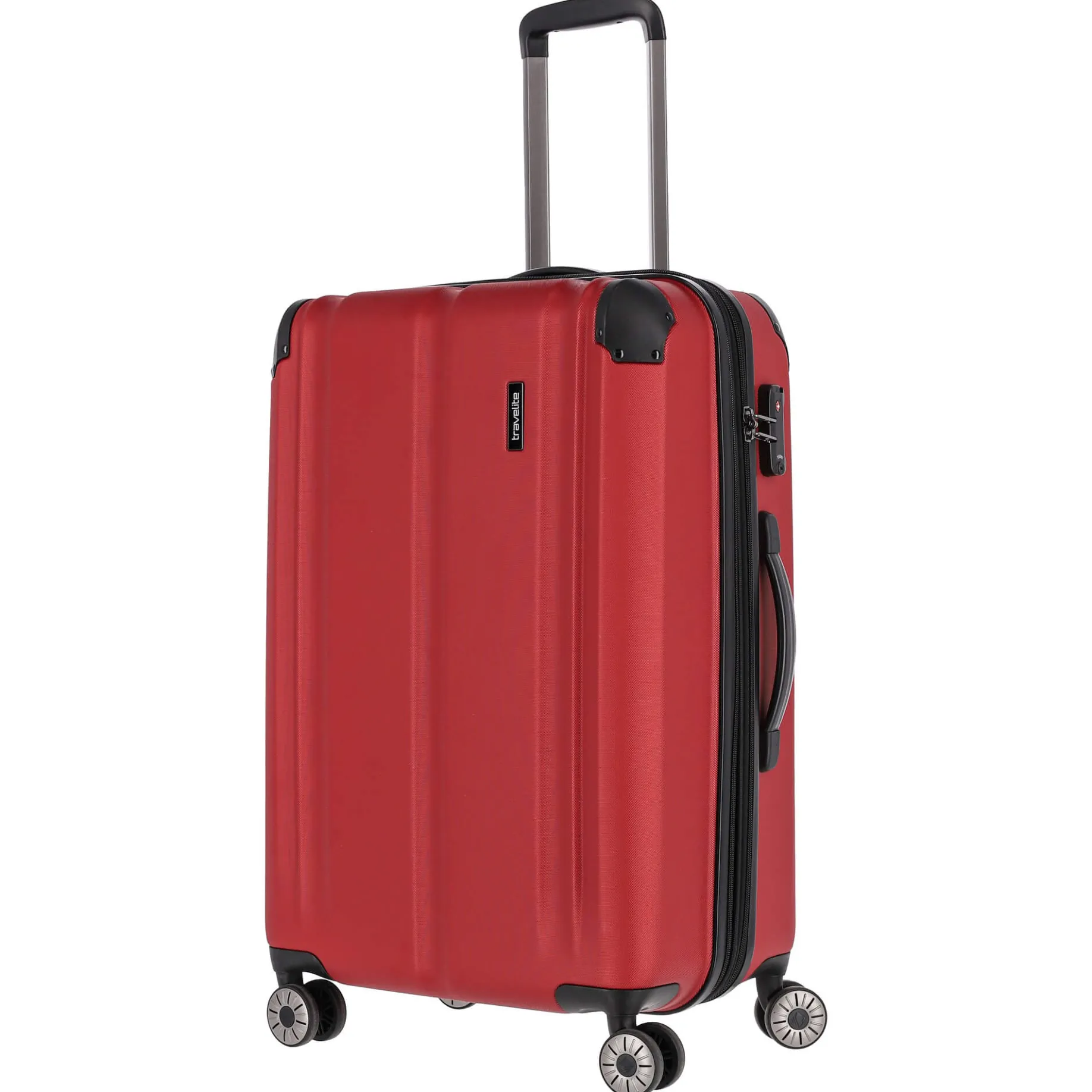 City - 4-Rollen-Trolley erw. M 68 cm (rot)