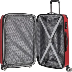 City - 4-Rollen-Trolley erw. M 68 cm (rot)