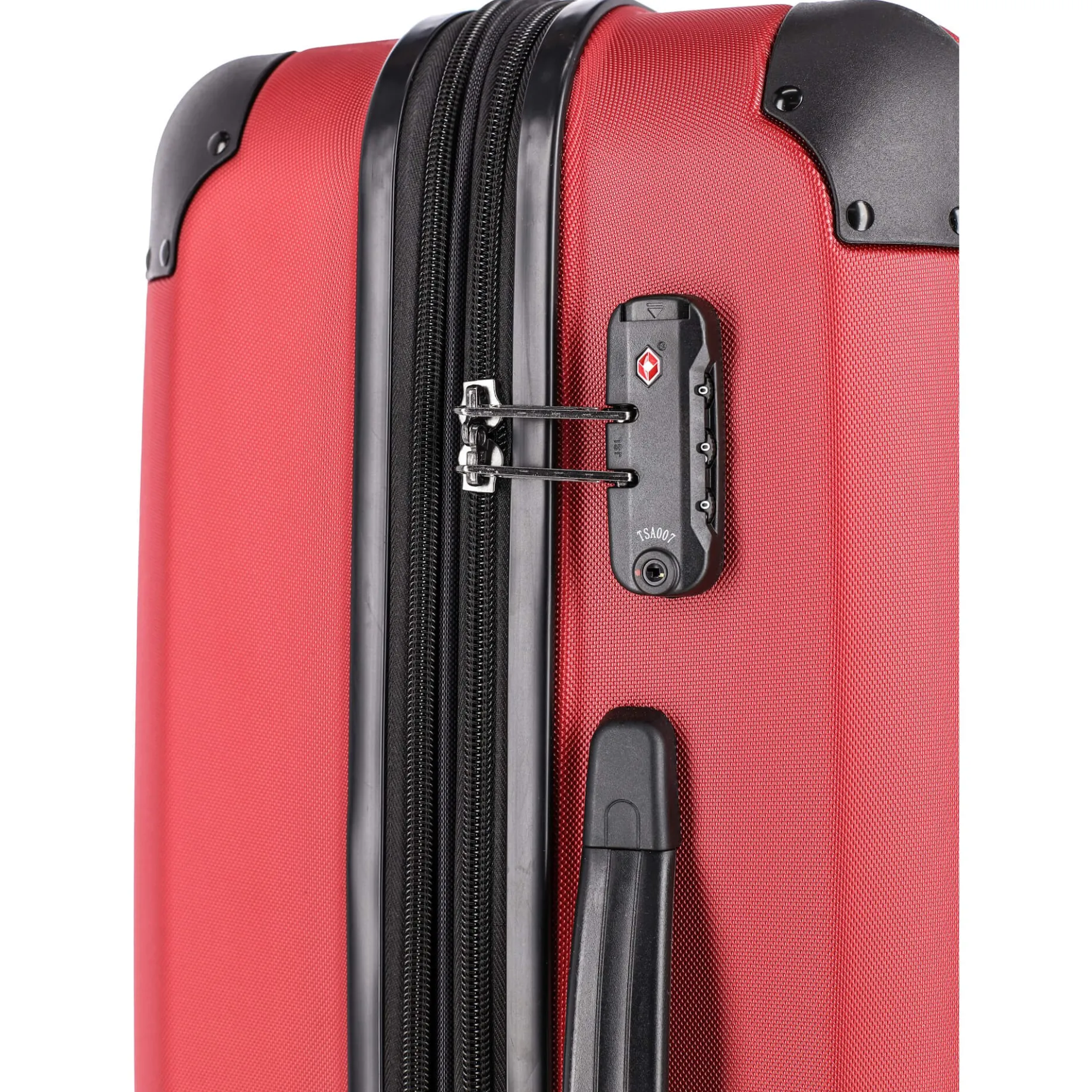City - 4-Rollen-Trolley erw. M 68 cm (rot)